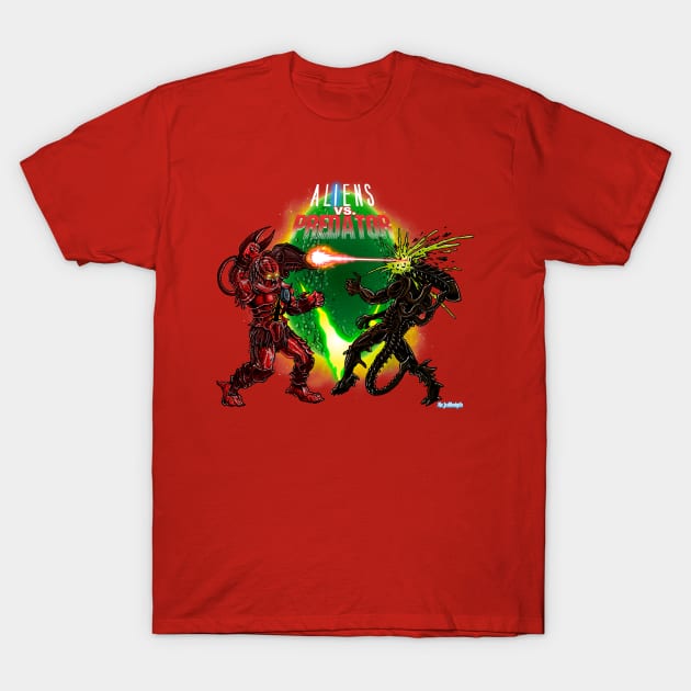 Alien vs Predator figures kenner T-Shirt by Ale_jediknigth